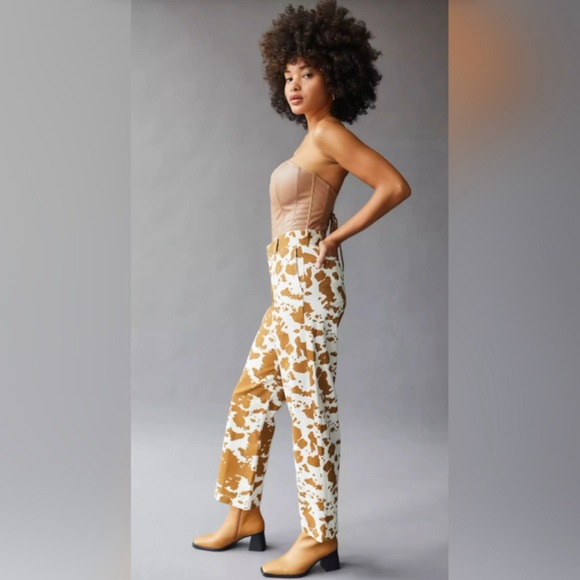 Obey Straggler Cow Print Pants - Picture 3 of 15